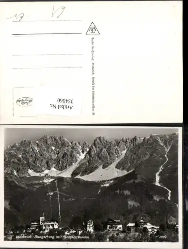 334060,Innsbruck Hungerburg m. Nordkettenbahn Bergkulisse