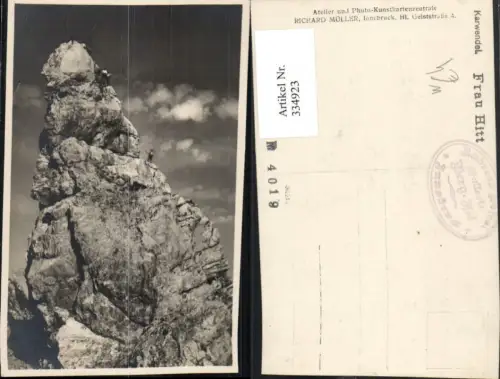 334923,Innsbruck Karwendel Frau Hitt Felsen