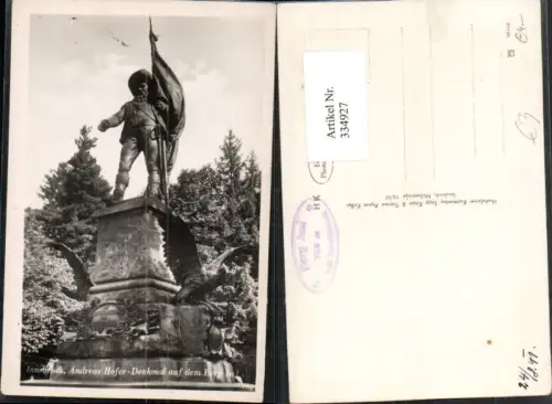 334927,Innsbruck Andreas-Hofer-Denkmal auf dem Berg Isel