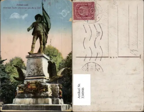 334946,Innsbruck Berg Isel Andreas Hofer-Denkmal