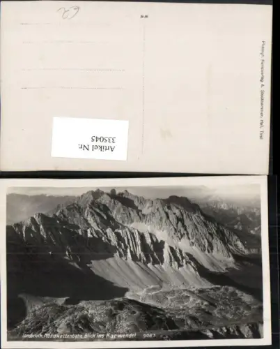 335045,Innsbruck Nordkettenbahn Blick ins Karwendel Bergkulisse