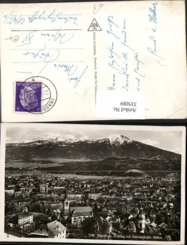 335089,Innsbruck Hötting Totale m. Patscherkofel Bergkulisse