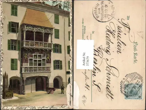373679,Gruß aus Innsbruck Goldenes Dachl