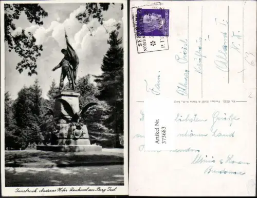 373683,Innsbruck Andreas Hofer-Denkmal am Berg Isel