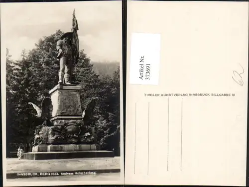 373691,Innsbruck Berg Isel Andreas Hofer-Denkmal Statue