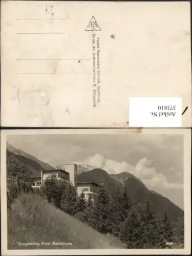 373810,Innsbruck Hungerburg Hotel Mariabrunn Bergkulisse