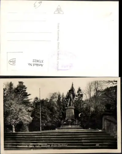 373822,Innsbruck Berg Isel Andreas Hofer-Denkmal Statue