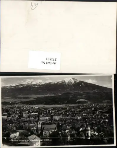 373823,Innsbruck Hötting Totale m. Patscherkofel Bergkulisse