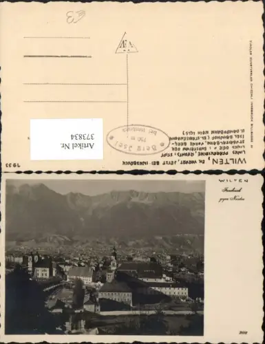 373834,Innsbruck Wilten Totale geg. Norden Bergkulisse