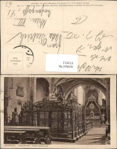 373912,Innsbruck Hofkirche Kirche Innenansicht Grabmal Kaiser Maximilian