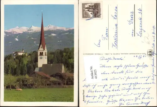 413923,Innsbruck Amras Kirche Bergkulisse pub SOS-Kinderdorf