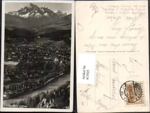 413925,Innsbruck Totale Bergkulisse
