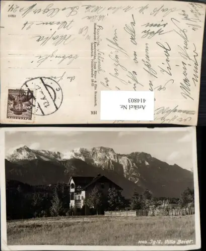 414803,Innsbruck Igls Villa Beier Bergkulisse