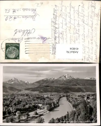 414834,Innsbruck Totale m. Serles u. Nockspitze Bergkulisse