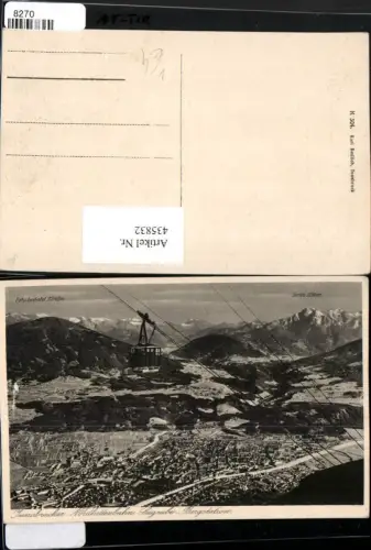 435832,Innsbruck Totale Nordkettenbahn Seilbahn Bergkulisse pub Karl Bedlich 304
