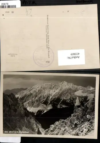 435869,Blick vom Hafelekar b. Innsbruck Bergkulisse