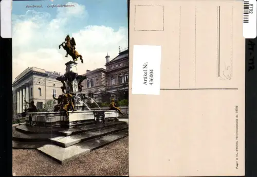 436004,Innsbruck Leopoldsbrunnen Brunnen Statue pub Purger e Co 10782