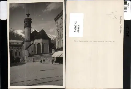 436009,Innsbruck Hofkirche Kirche Straßenansicht