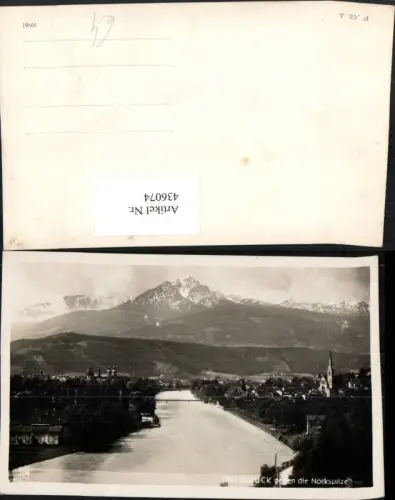 436074,Innsbruck Teilansicht geg. Nockspitze Bergkulisse