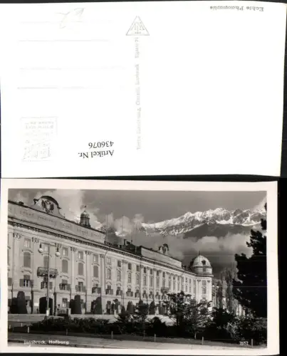 436076,Innsbruck Hofburg Gebäude Bergkulisse