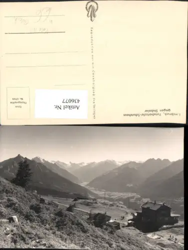 436077,Foto AK Innsbruck Patscherkofel-Schutzhaus Berghütte Bergkulisse