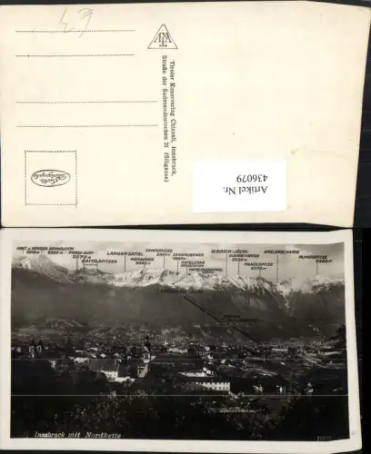 436079,Innsbruck Totale m. Nordkette Bergkulisse
