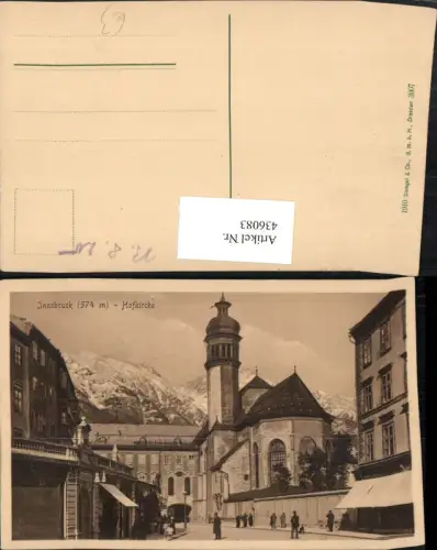 436083,Innsbruck Hofkirche Kirche Bergkulisse