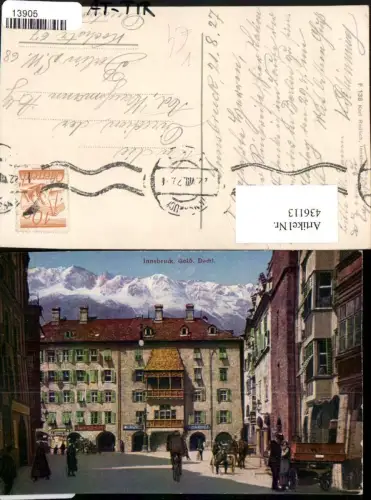 436113,Innsbruck Goldenes Dachl Bergkulisse pub Karl Redlich 138