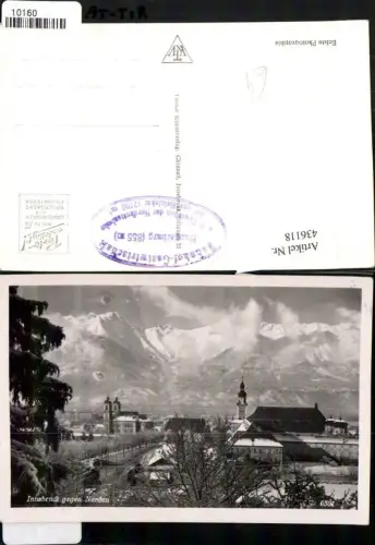 436118,Innsbruck Teilansicht geg. Norden Bergkulisse