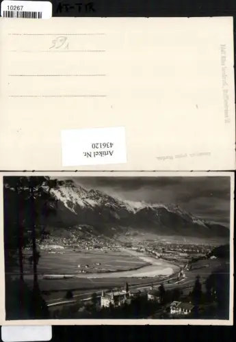 436120,Innsbruck Totale geg. Norden Bergkulisse pub Adolf Künz