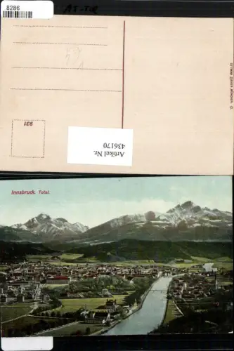436170,Innsbruck Totale Bergkulisse pub Ottmar Zieher 931