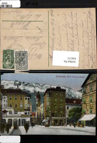 436171,Innsbruck Maria Theresienstraße Straßenansicht Reklame Czichna