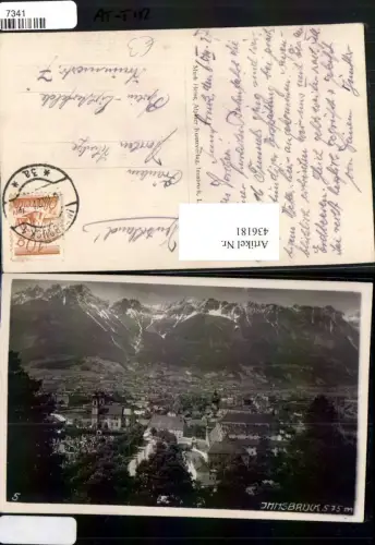 436181,Innsbruck Totale Bergkulisse