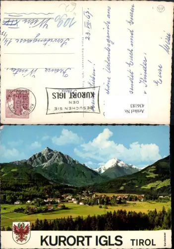 436183,Innsbruck Igls Totale Bergkulisse