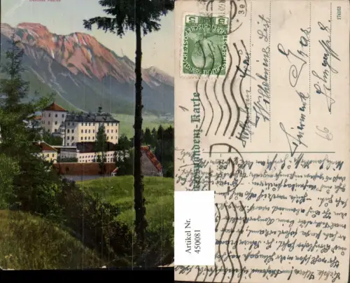 450081,Innsbruck Schloss Amras Ambras Bergkulisse