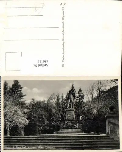 450119,Innsbruck Berg Isel Andreas-Hofer-Denkmal Statue