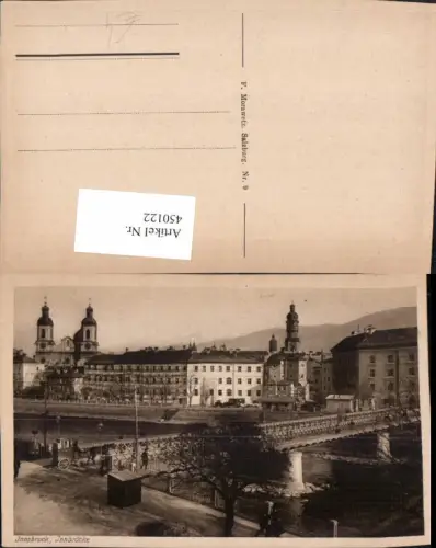 450122,Innsbruck Teilansicht Innbrücke Brücke