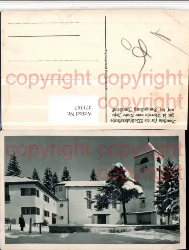 471367,Innsbruck Hungerburg Kirche hl. Theresia vom Kinde Jesu Winterbild