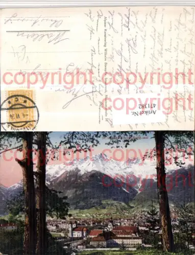 471382,Innsbruck Totale vom Berg Isel Bergkulisse pub Wilhelm Stempfle