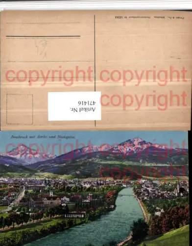 471416,Innsbruck Totale m. Serles u. Nockspitze Bergkulisse pub Purger e Co 12244