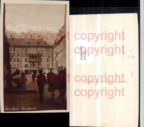 475252,Innsbruck Goldenes Dachl Brunnen pub Foto G. Dialer