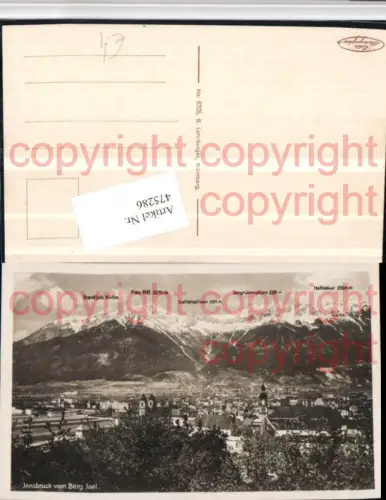475286,Innsbruck Totale vom Berg Isel Bergkulisse
