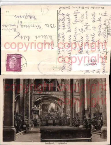 475310,Innsbruck Hofkirche Kirche Innenansicht Orgel