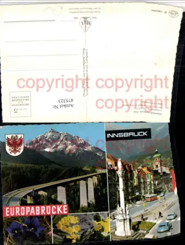 475323,Innsbruck Maria-Theresien-Straße Europabrücke Mehrbildkarte