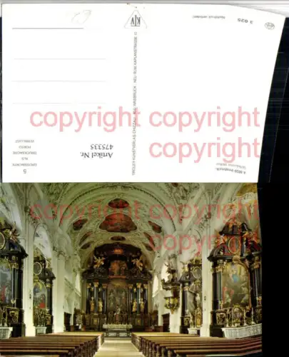 475335,Innsbruck Wilten Stiftskirche Kirche Innenansicht