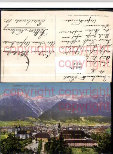 475341,Innsbruck Totale vom Berg Isel Bergkulisse pub Purger e Co 10774