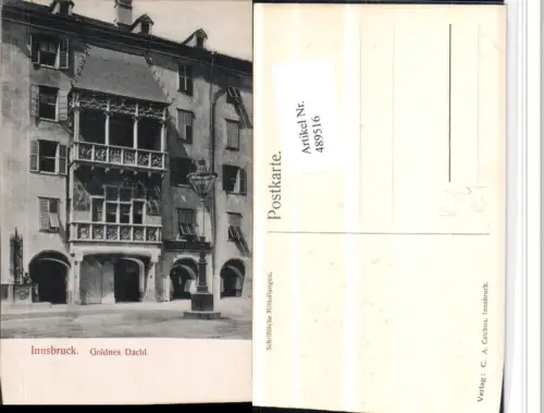 489516,Innsbruck Goldenes Dachl pub C.A. Czichna