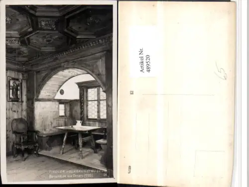 489520,Innsbruck Tiroler Volkskunstmuseum Dimaro Barockstube