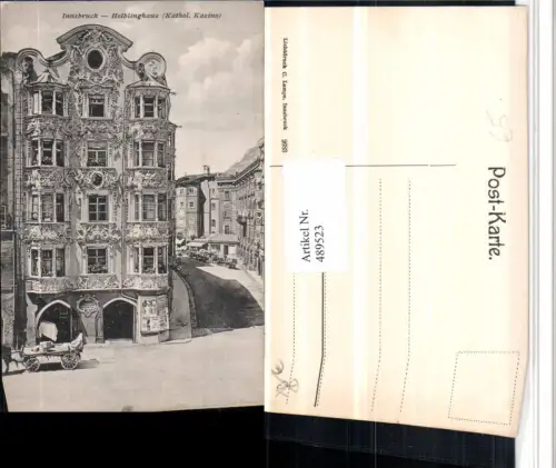 489523,Innsbruck Helblinghaus Katholisches Kasino
