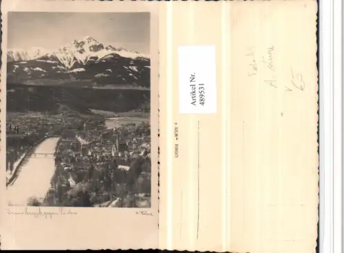 489531,Foto AK Innsbruck Teilansicht geg. Süden pub A. Künz